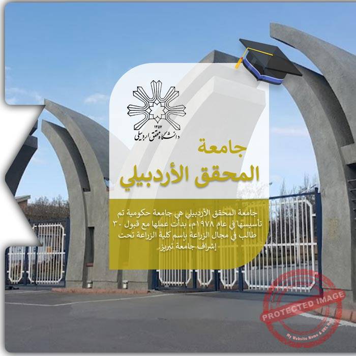 الدراسة في جامعة المحقق الأردبيلي